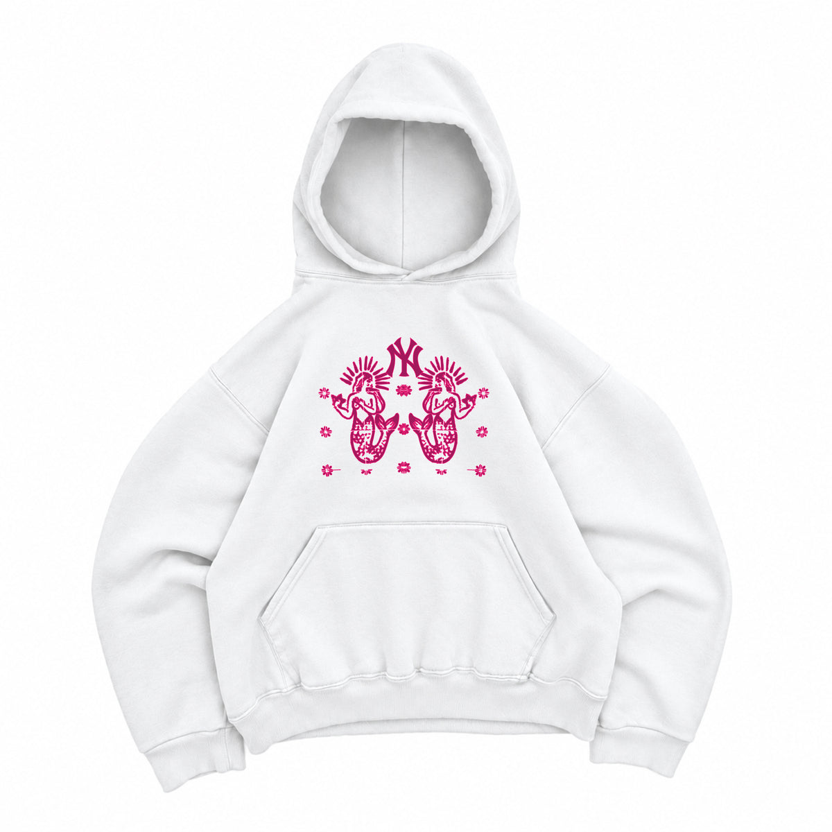 LOCKED MERMAIDS GRAPHIC HOODIE