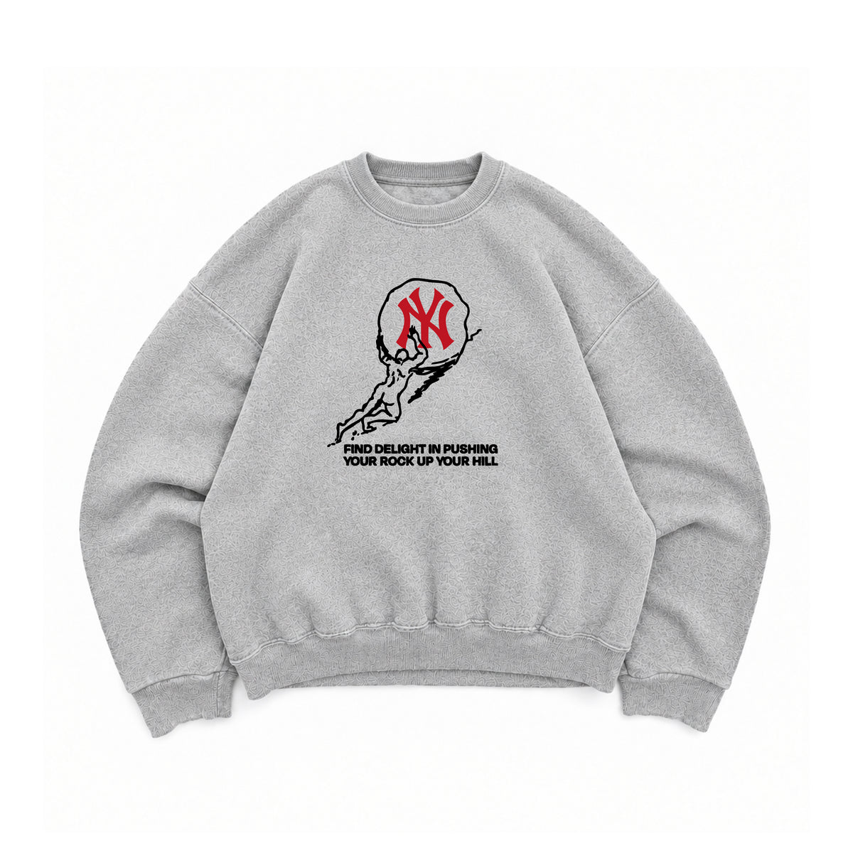 NEW YORK SISYPHUS GRAPHIC CREWNECK