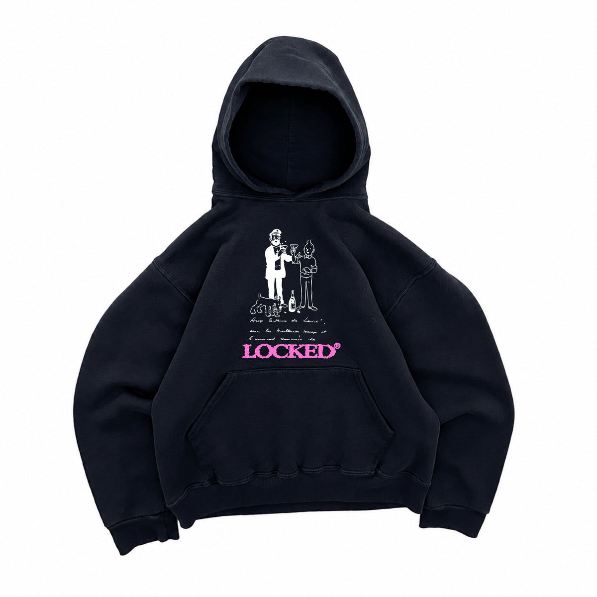 LETTER TO TINTIN GRAPHIC HOODIE