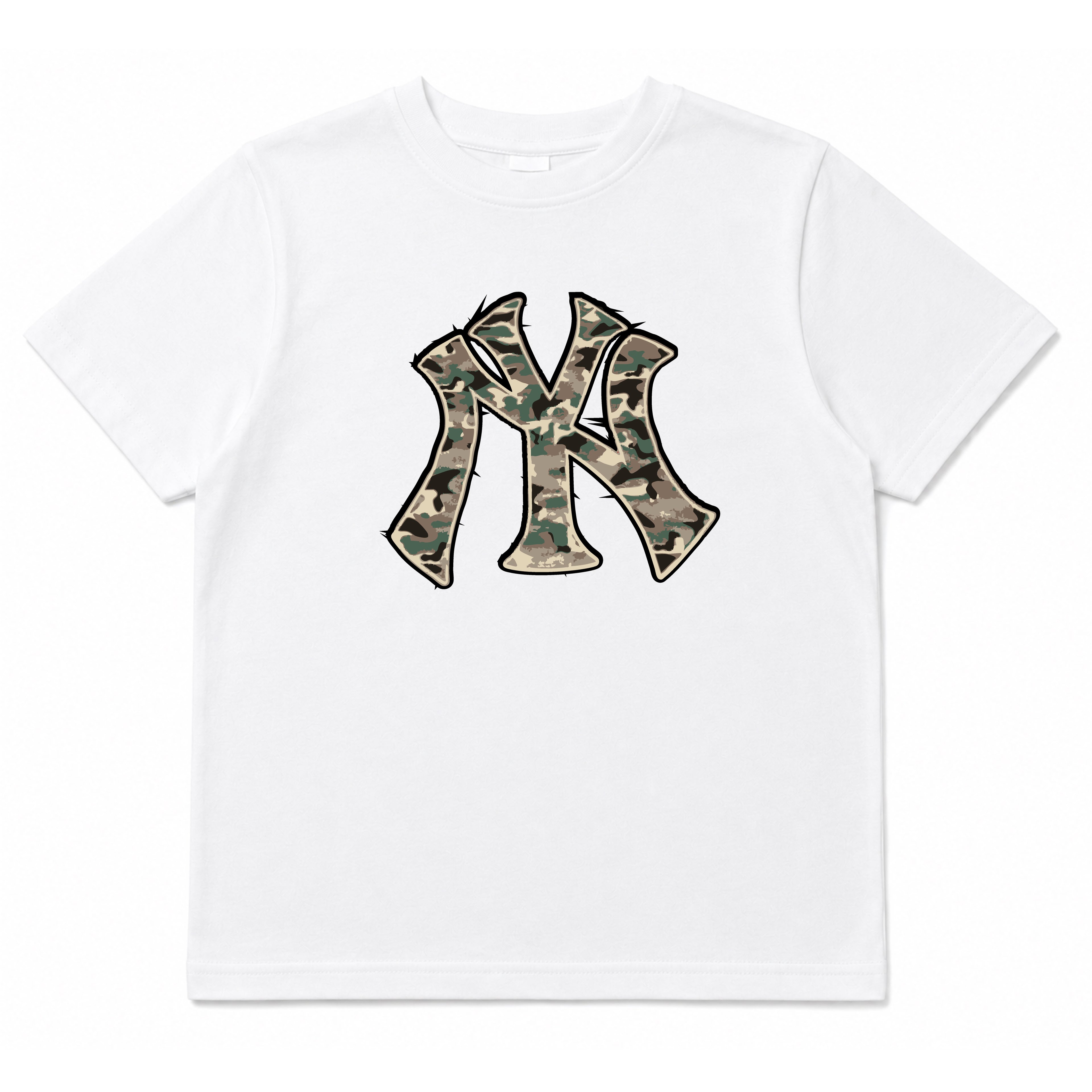 NEW YORK CAMOUFLAGE LOGO GRAPHIC TEE
