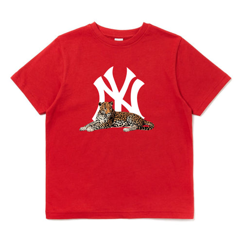NEW YORK "SITTED" CHEETAH GRAPHIC TEE