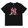 NEW YORK "SITTED" CHEETAH GRAPHIC TEE