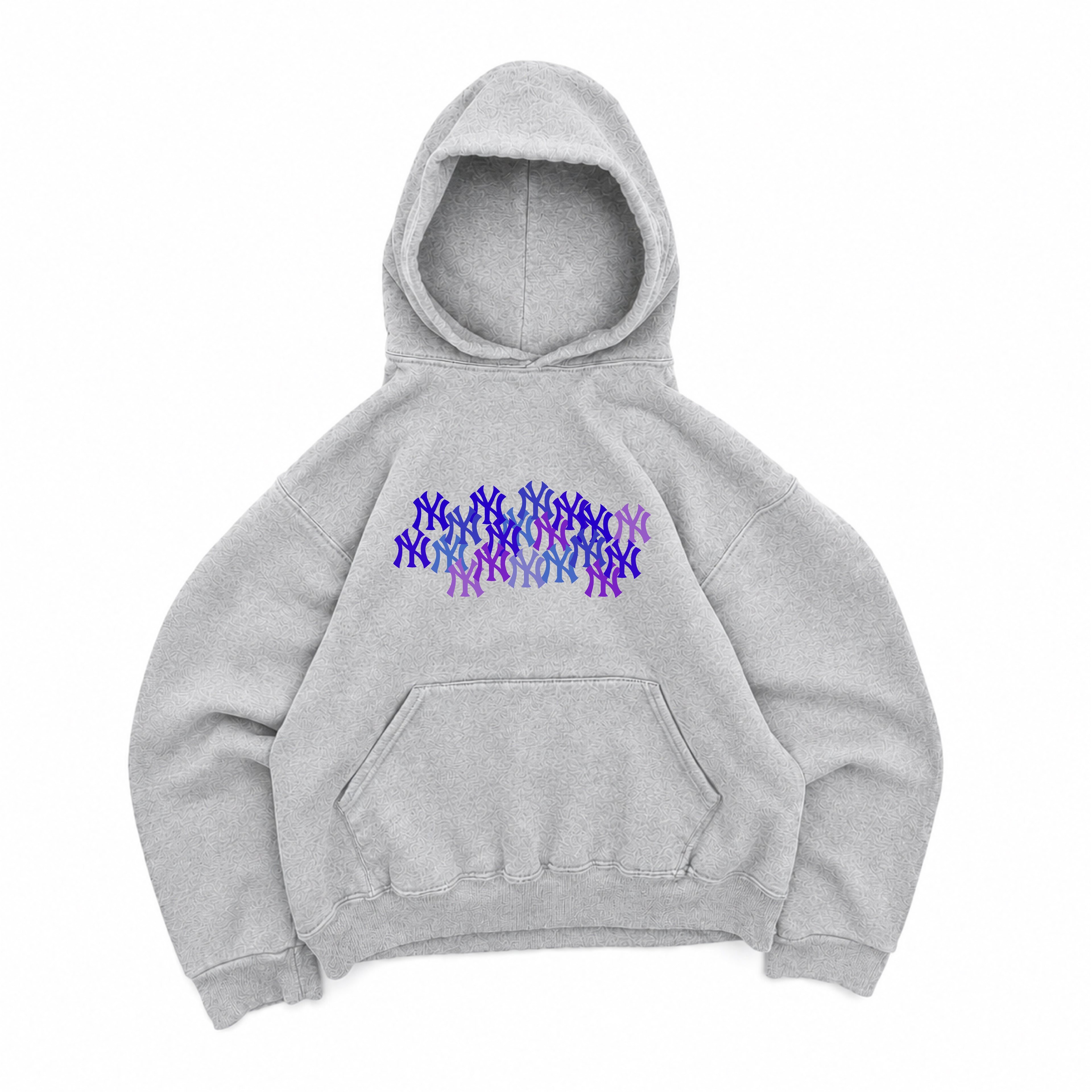 NEW YORK MULTIPLE LOGOS GRAPHIC HOODIE