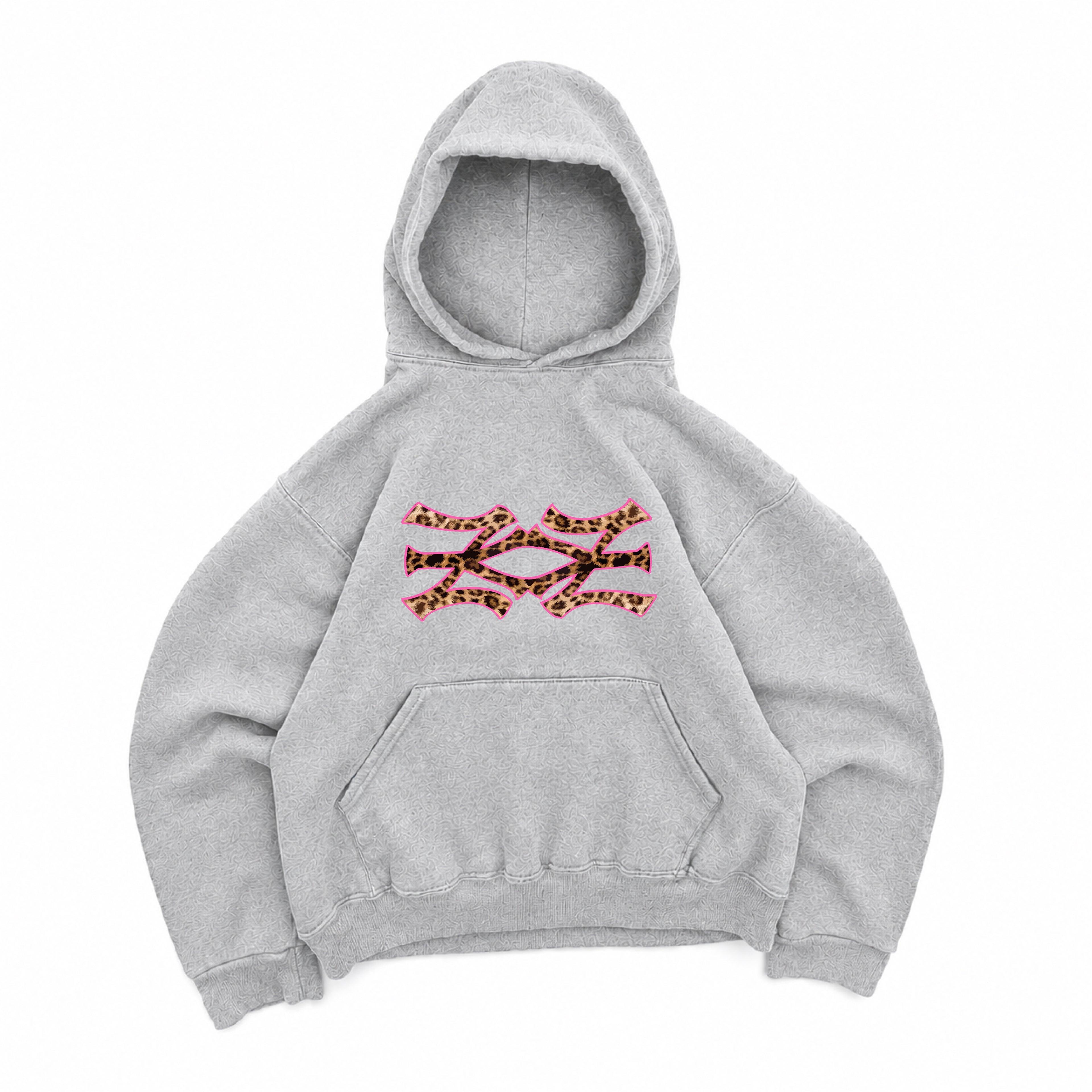 NEW YORK TWISTED CHEETAH LOGOS GRAPHIC HOODIE