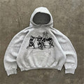 New York Yankees graphic boxy fit hoodie Y2K  "black cavaliers"