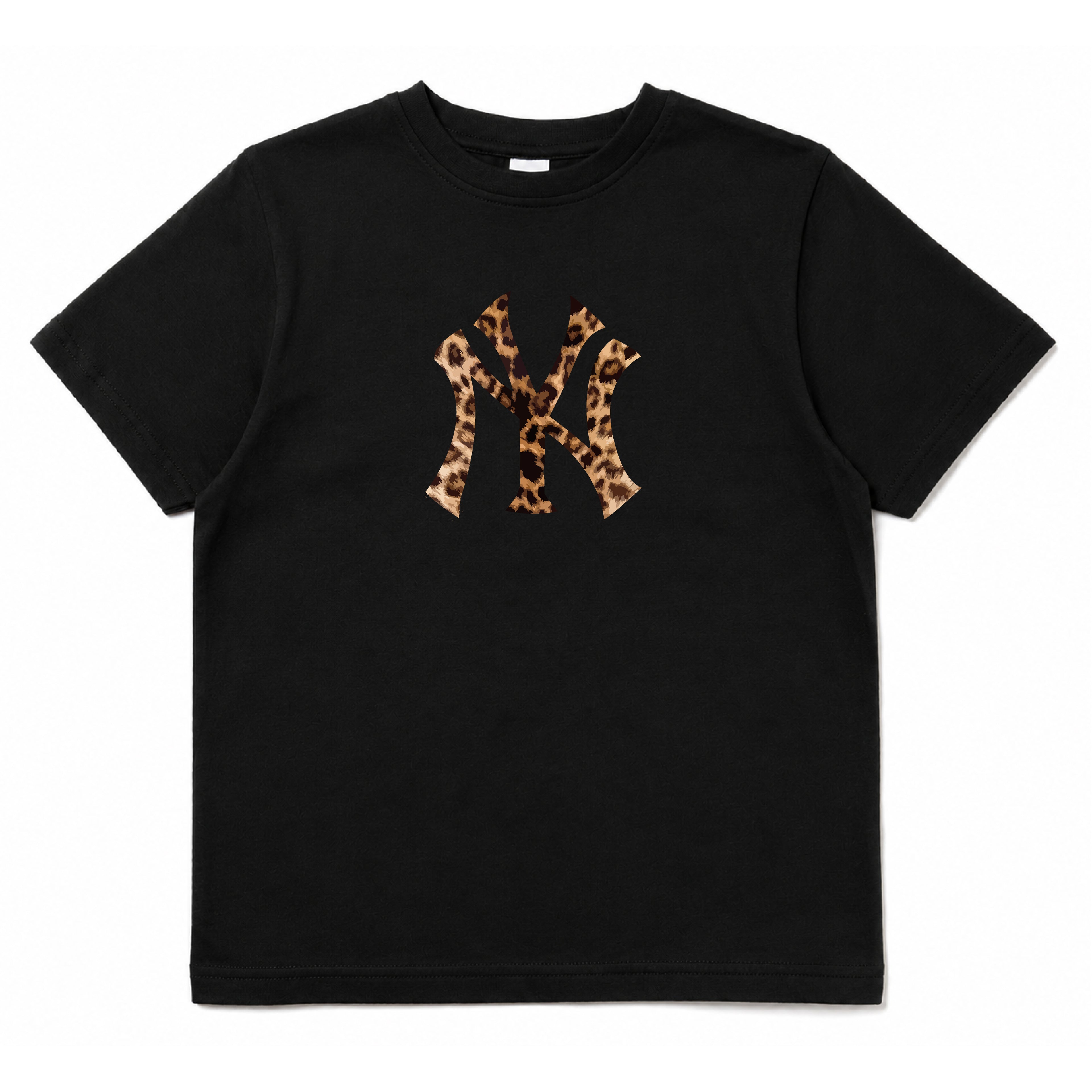NEW YORK CHEETAH PRINT GRAPHIC T-SHIRT
