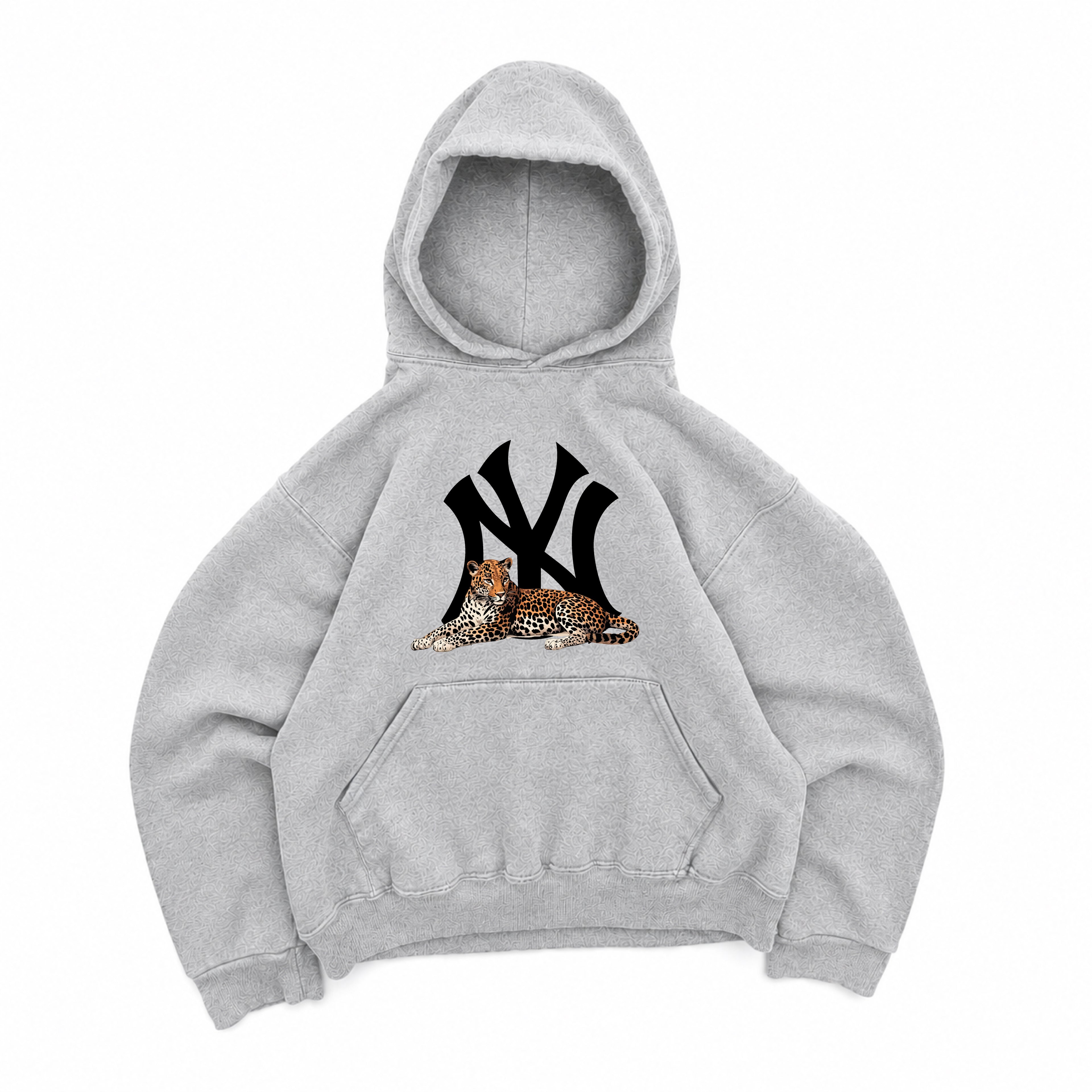 NEW YORK SITTING CHEETAH GRAPHIC HOODIE
