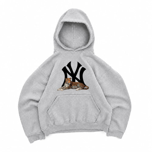 NEW YORK SITTING CHEETAH GRAPHIC HOODIE