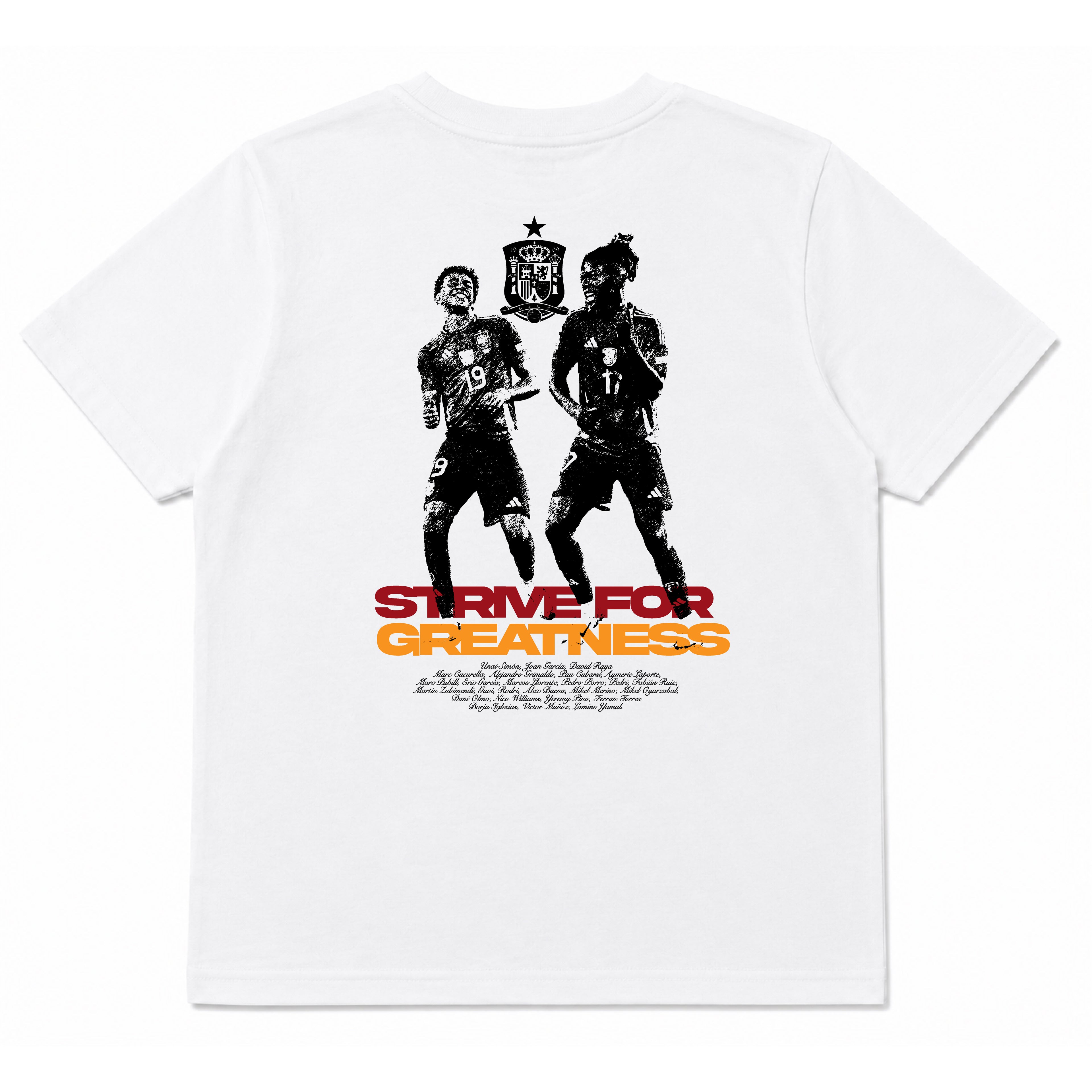 LA ROJA "STRIVE FOR GREATNESS" GRAPHIC TEE