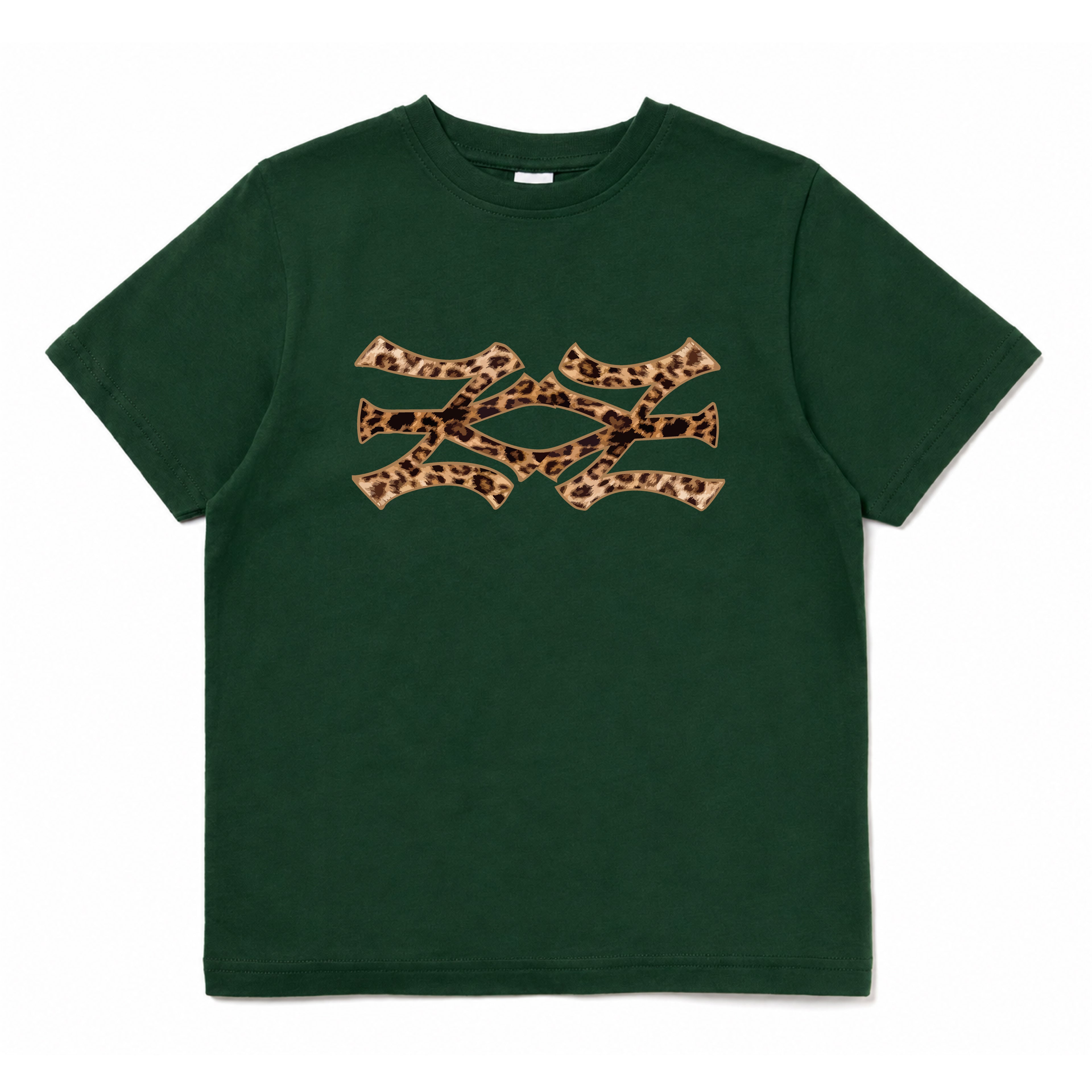 NEW YORK TWISTED CHEETAH PRINT LOGOS TEE