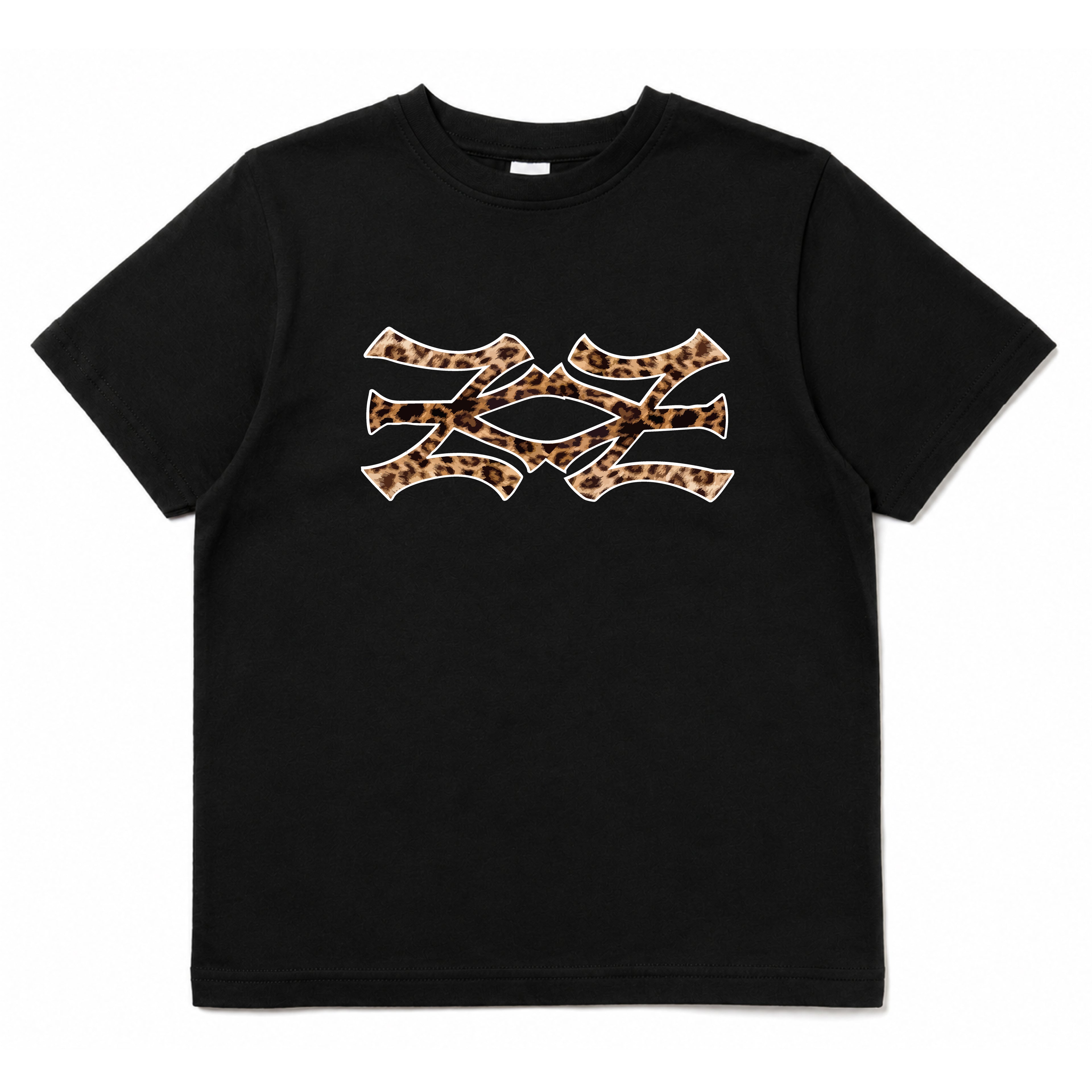 NEW YORK TWISTED CHEETAH PRINT LOGOS TEE