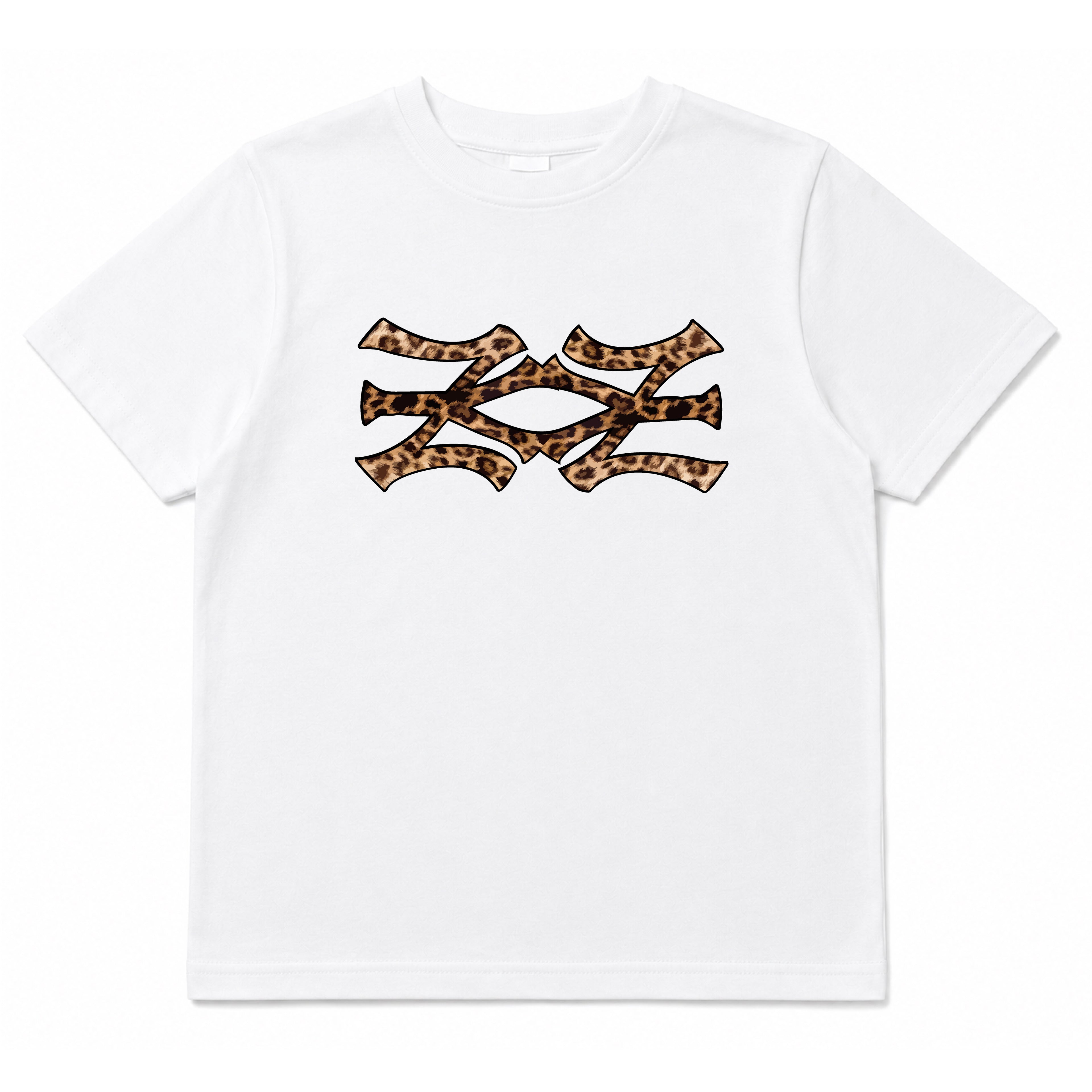NEW YORK TWISTED CHEETAH PRINT LOGOS TEE