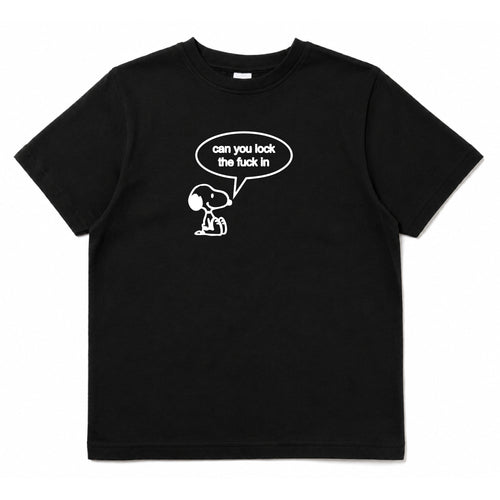 CAN YOU LOCK TF IN-shirt met grafiek (beperkte oplage)