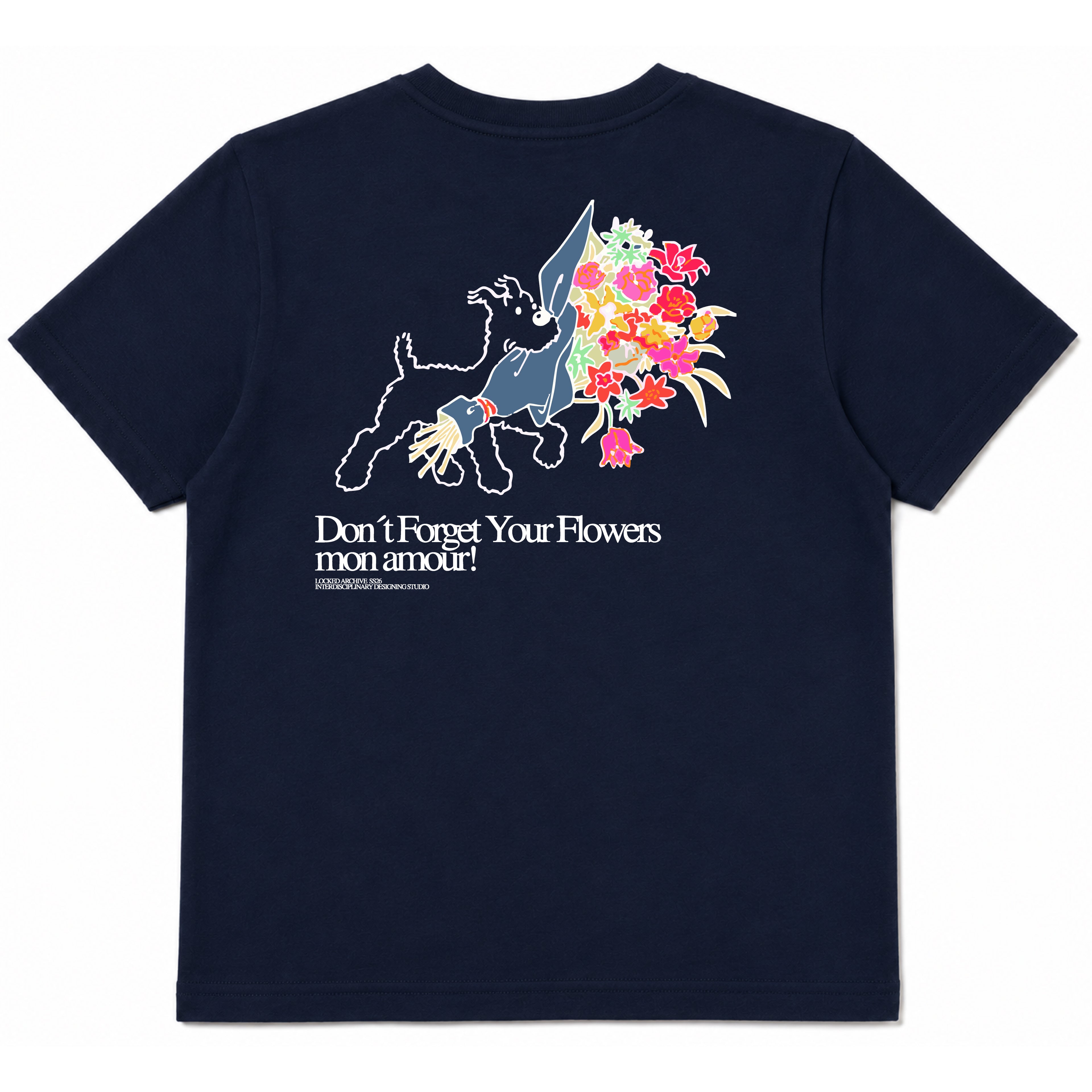 DON´T FORGET YOUR FLOWERS GRAPHIC TEE