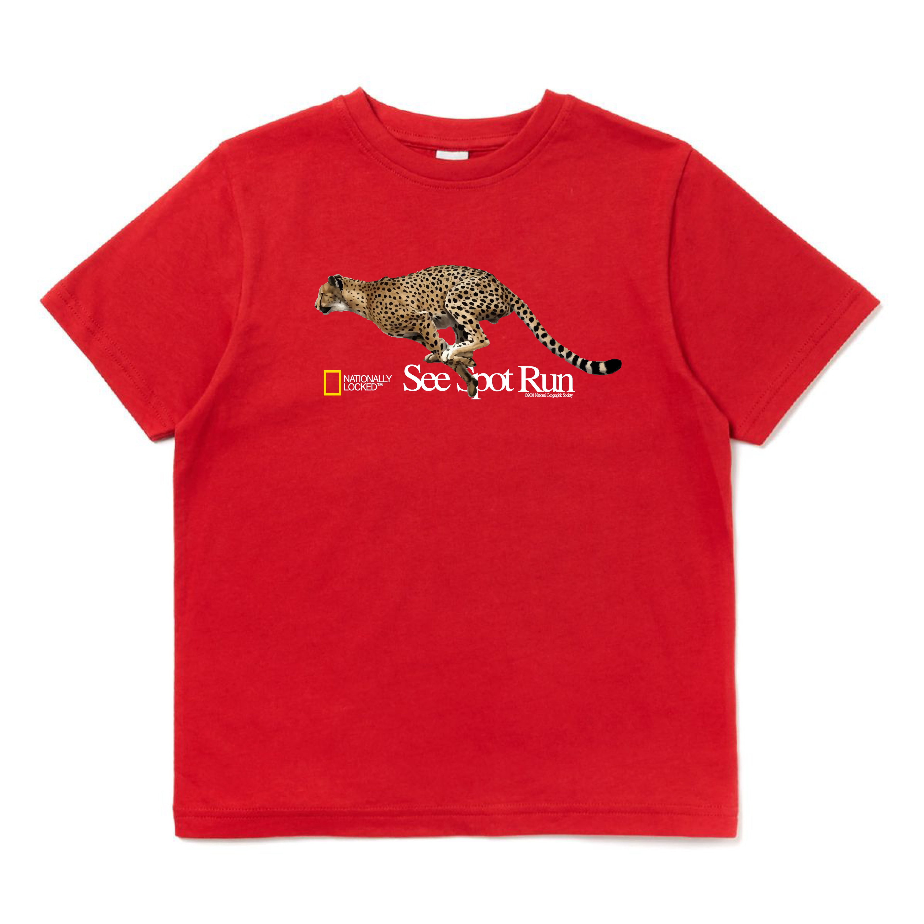 NATIONALLY LOCKED RUNNING CHEETAH GRAPHIC TEE
