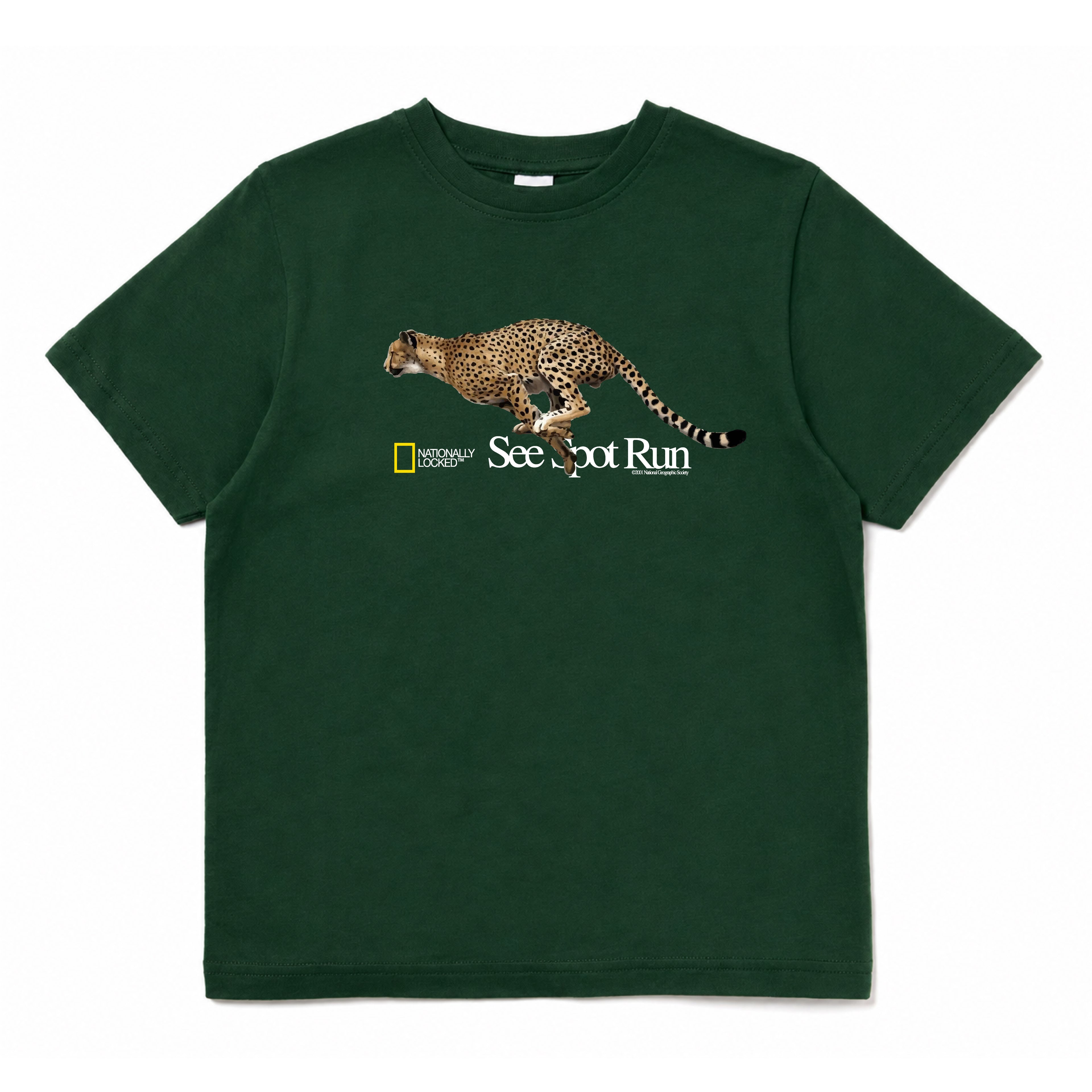 NATIONALLY LOCKED RUNNING CHEETAH GRAPHIC TEE