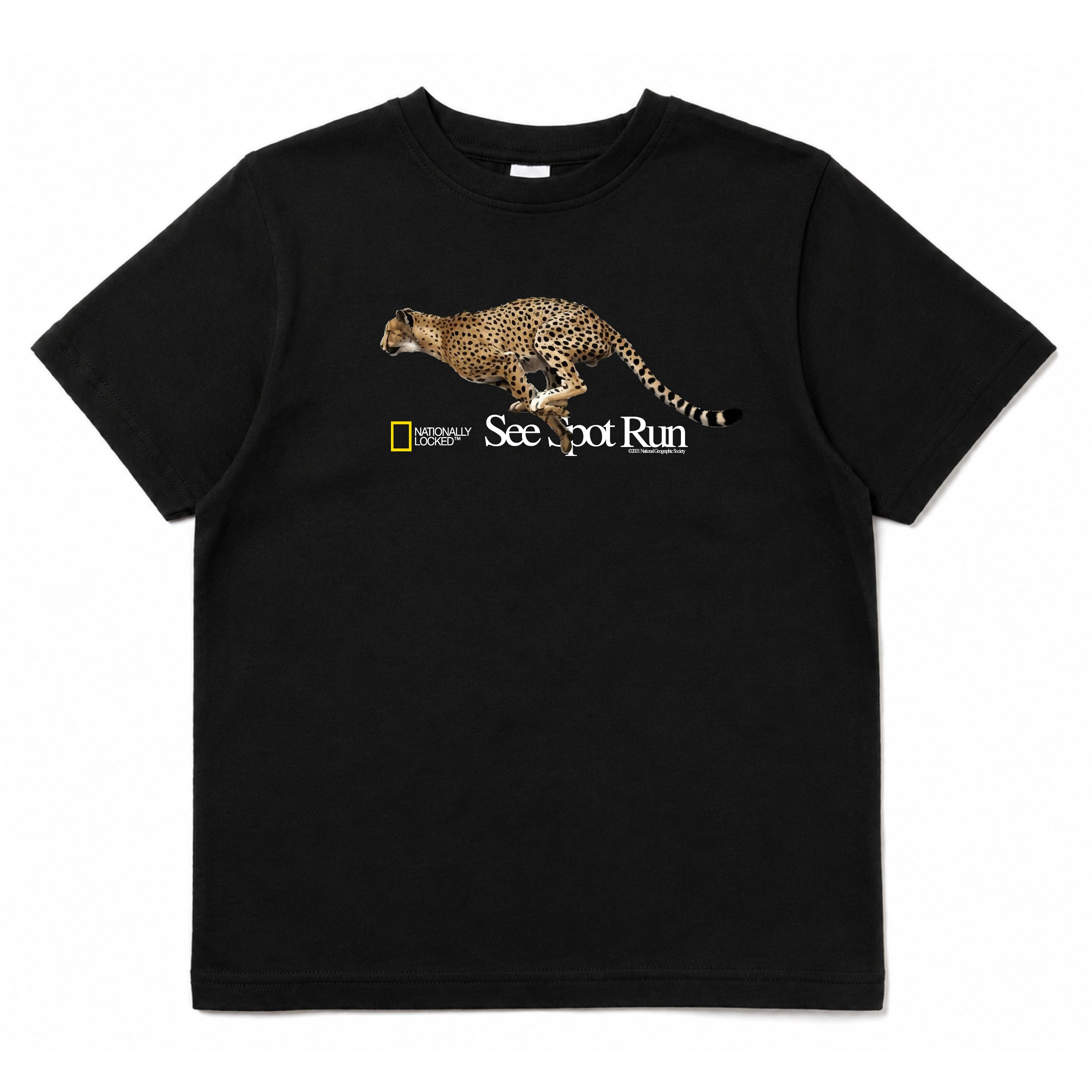 NATIONALLY LOCKED RUNNING CHEETAH GRAPHIC TEE