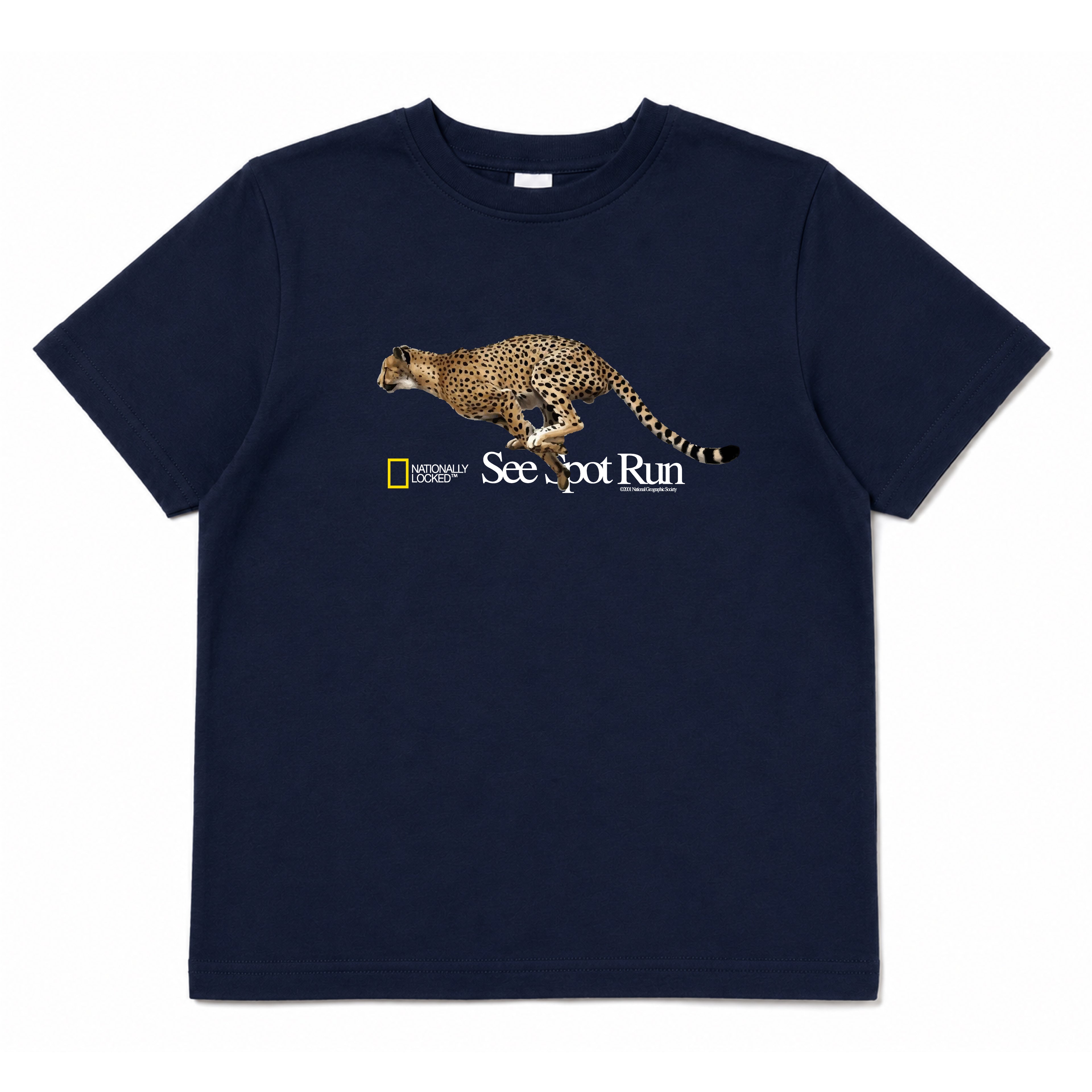NATIONALLY LOCKED RUNNING CHEETAH GRAPHIC TEE
