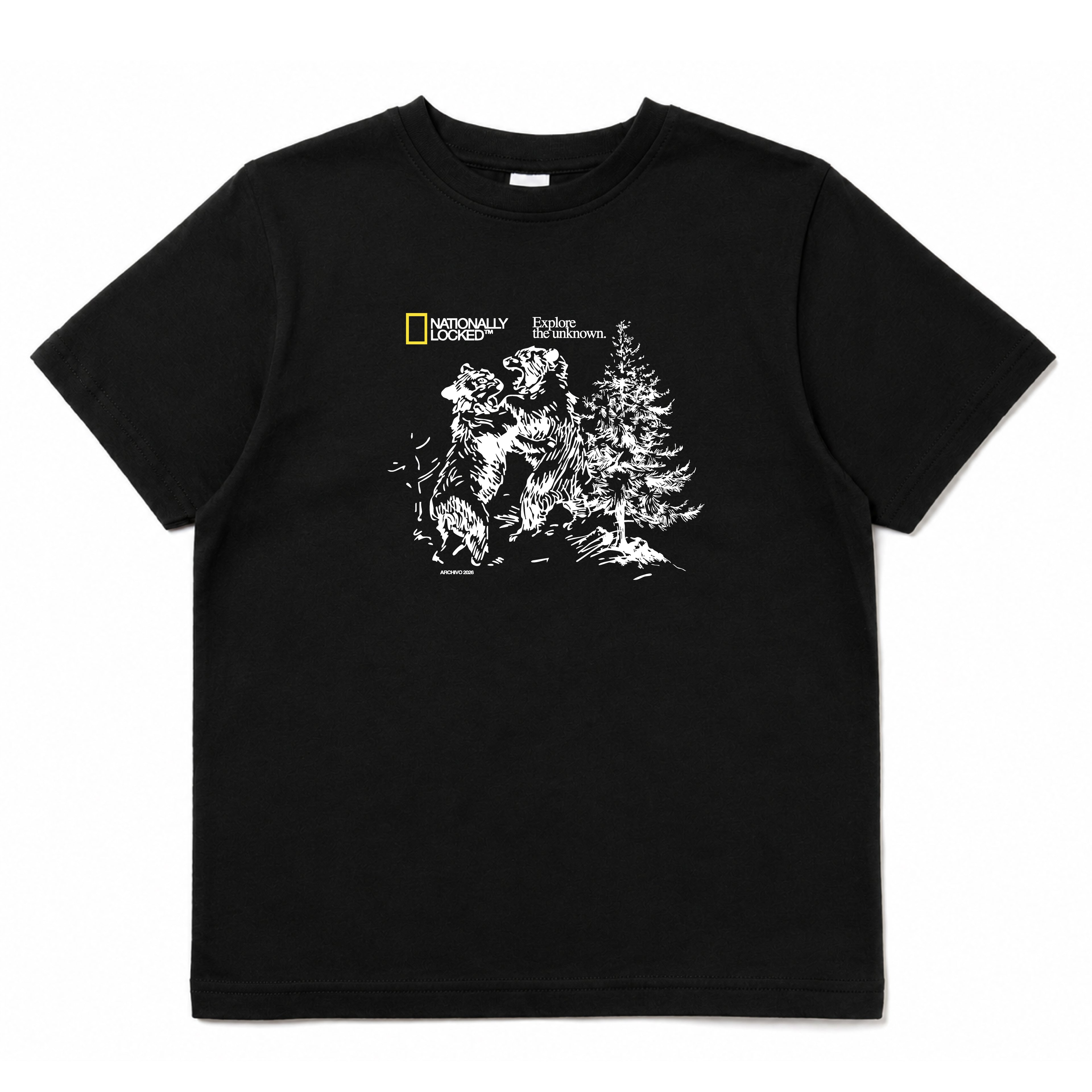NATIONALLY LOCKED BEARS BROTHERHOOD GRAPHIC TEE