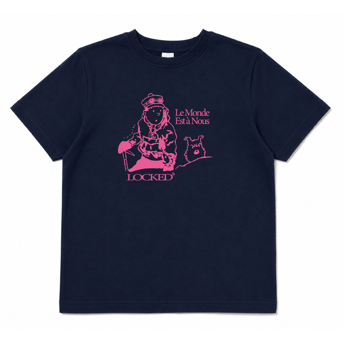 LE MONDE EST A NOUS TINTIN GRAPHIC T-SHIRT