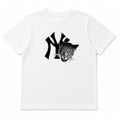 NEW YORK GREY CHEETAH GRAPHIC TEE
